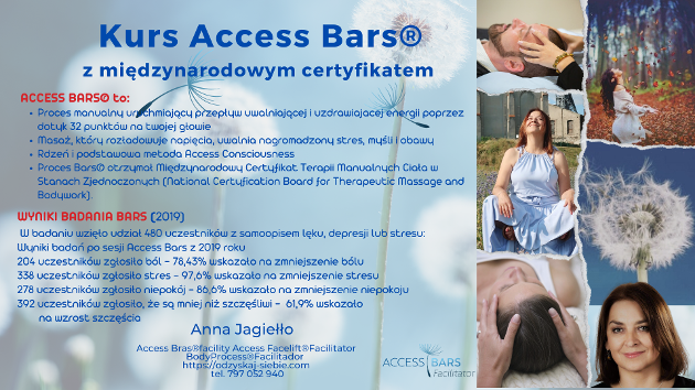 Kurs Access Bars® z międzynarodowymi uprawnieniami