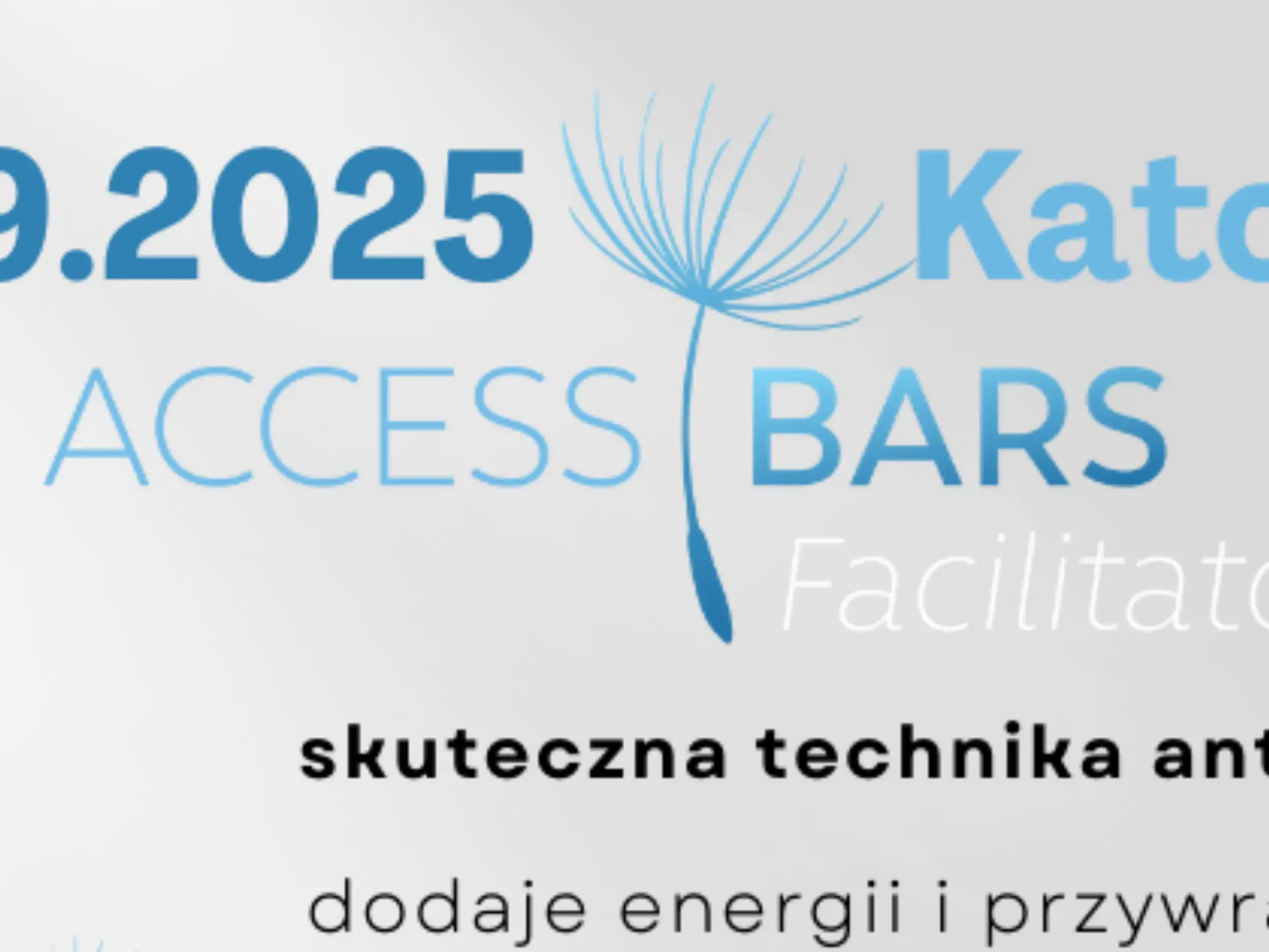 Kurs Access Bars z Międzynarodowym Certyfikatem - 27.09