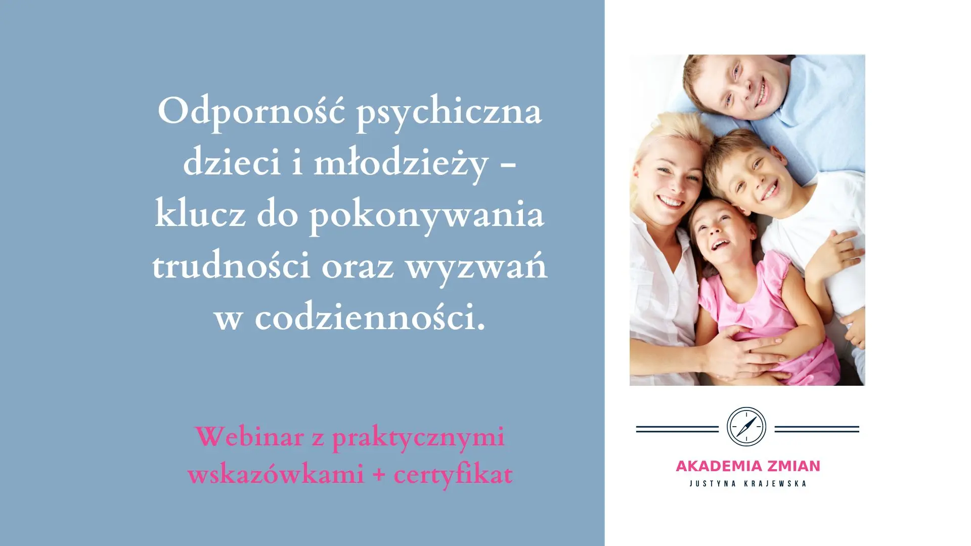 Odporność psychiczna dzieci i młodzieży - klucz do pokonywania trudności i wyzwań w codzienności.