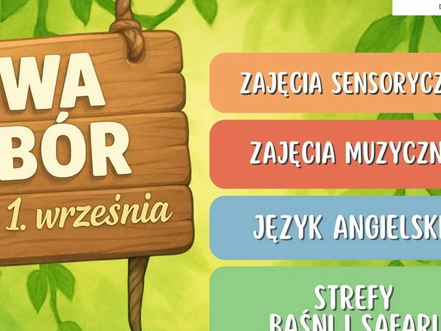 Żłobek darmowe czesne 