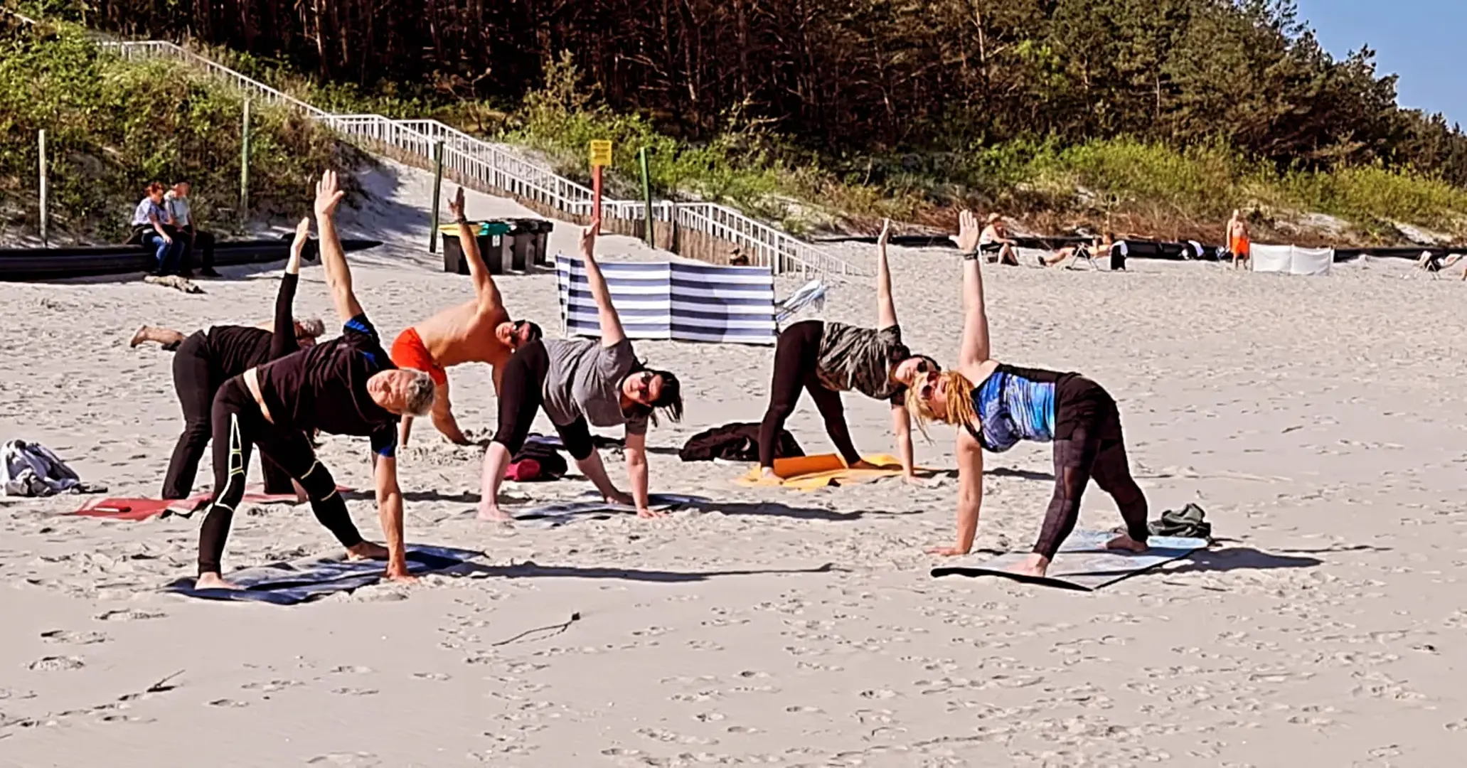 Joga na plaży